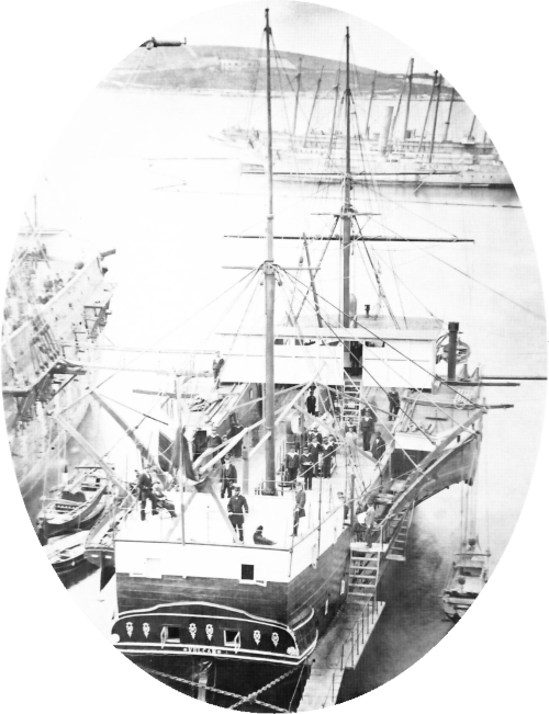 SMS Vulcano at Pula